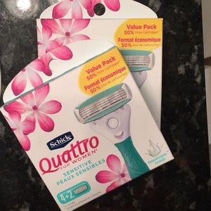 SCHICK QUATTRO RAZOR HEADS